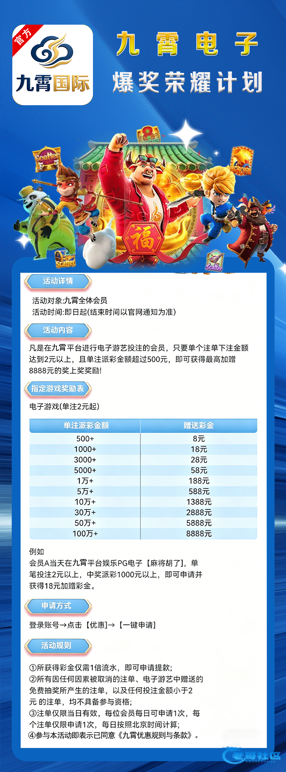 【九霄国际】⚜️100+100⚜️专属活动