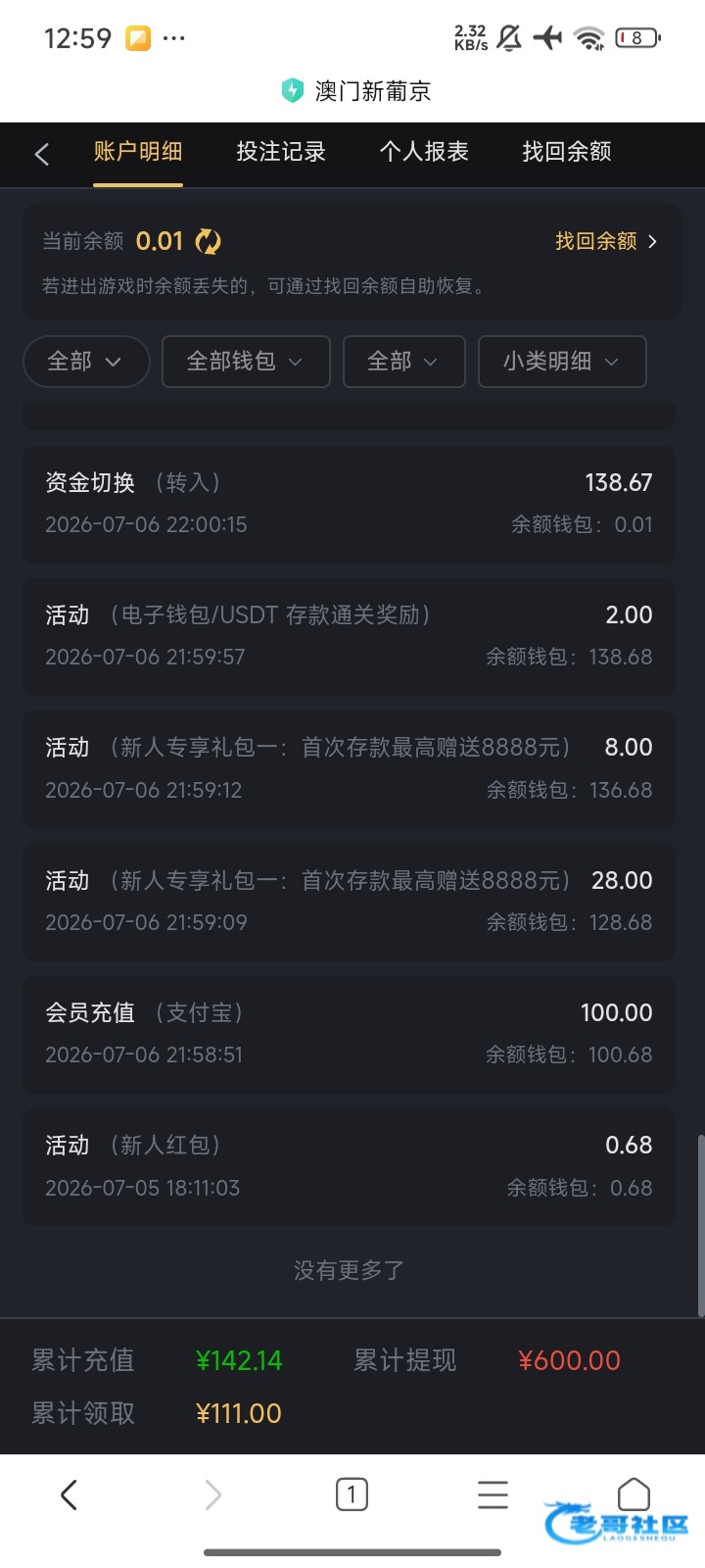 【新葡京8989首存彩金又领了一次】