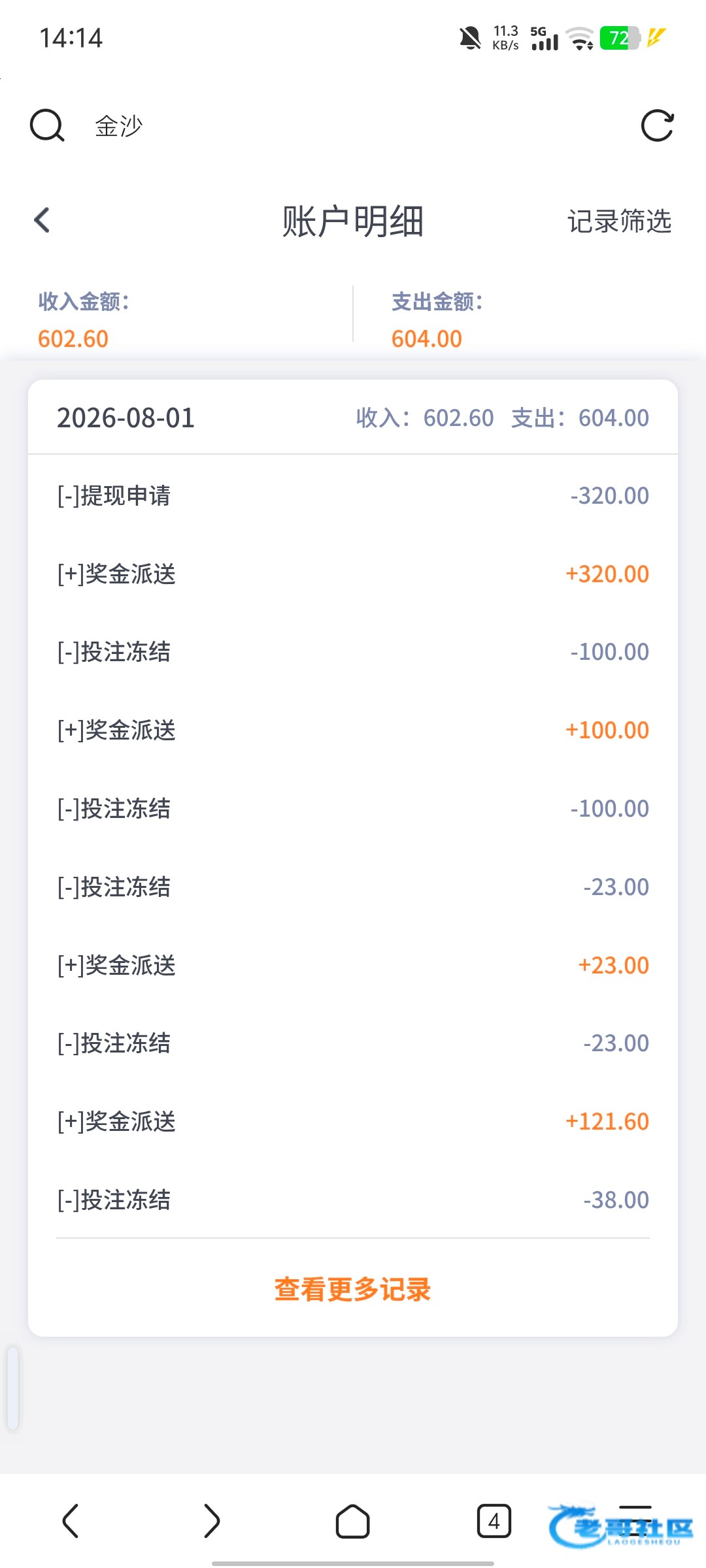【金沙】—✅—8月回馈彩金